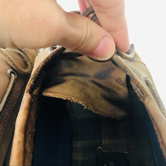 Sperry Top-Sider Leather Authentic Original AO Boat Shoes Saraha Tan Women’s 7M - Picture 7 of 12